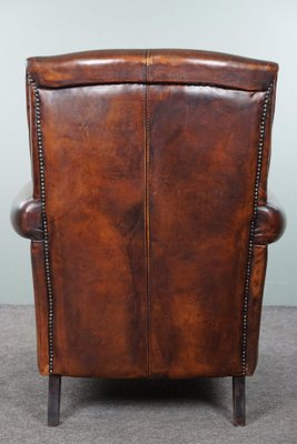 Leather Armcair with High Back-HPP-1773125