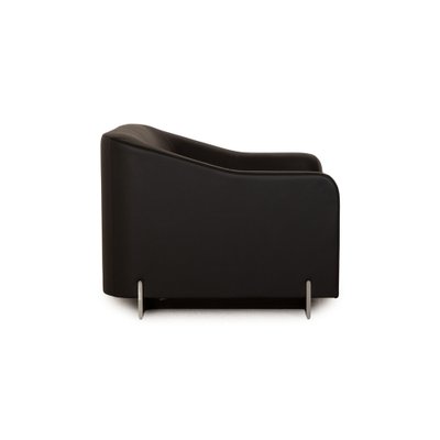 Leather Armchair Black from Ligne Roset-RQW-1748366