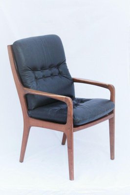 Leather Armchair by Eugen Schmidt, 1960s-ESB-1376515