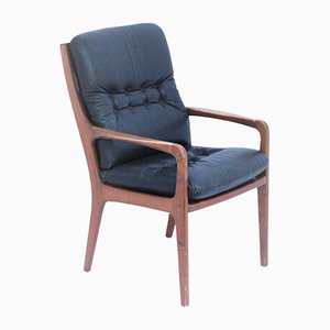 Leather Armchair by Eugen Schmidt, 1960s-ESB-1376515