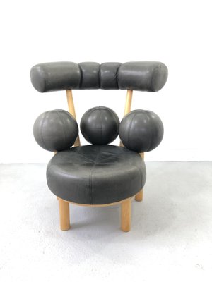 Leather Armchair by Peter Opsvik for Stokke, Norway-JWH-1293515