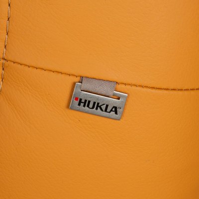 Leather Armchair in Orange - Yellow from Hukla-RQW-2036295