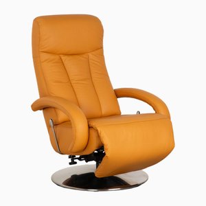 Leather Armchair in Orange - Yellow from Hukla-RQW-2036295