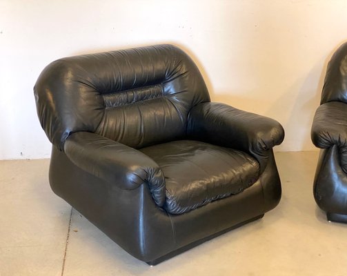 Leather Armchairs, 1960s, Set of 2-NPC-1441868