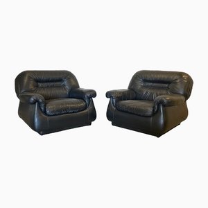 Leather Armchairs, 1960s, Set of 2-NPC-1441868