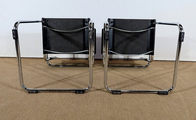 Leather Armchairs, 1970, Set of 2-RVK-1240055