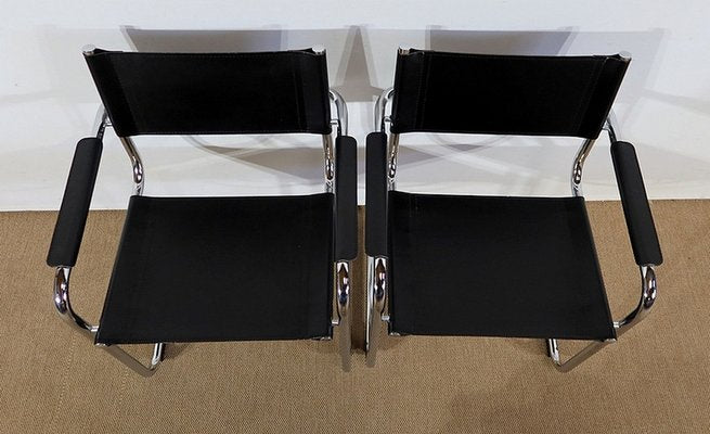 Leather Armchairs, 1970, Set of 2-RVK-1240055