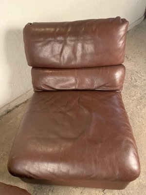 Leather Armchairs, 1970s, Set of 2-VQM-583171