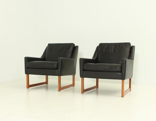 Leather Armchairs by Rudolf Bernd Glatzel for Kill International, 1960s, Set of 2-UB-1797233