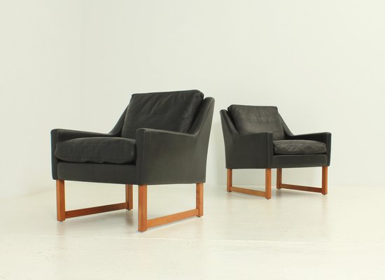 Leather Armchairs by Rudolf Bernd Glatzel for Kill International, 1960s, Set of 2-UB-1797233