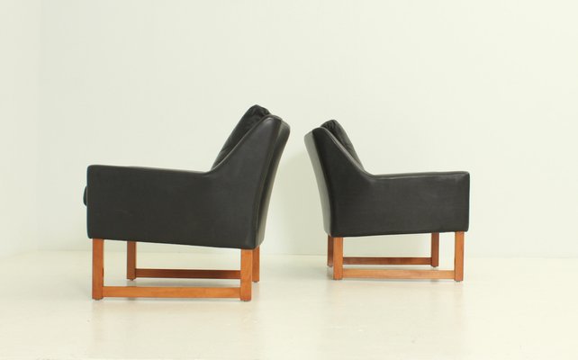 Leather Armchairs by Rudolf Bernd Glatzel for Kill International, 1960s, Set of 2-UB-1797233