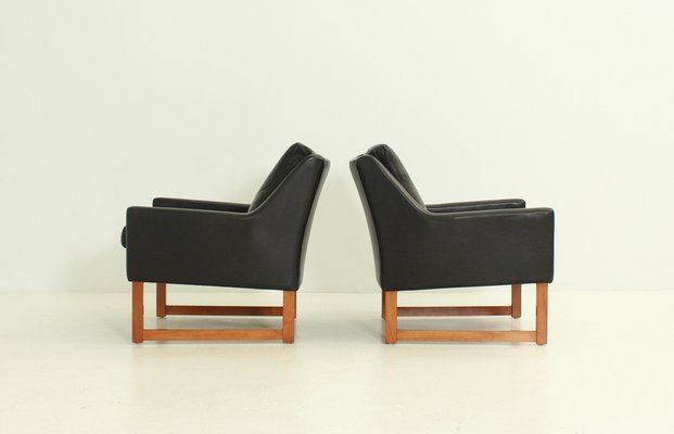 Leather Armchairs by Rudolf Bernd Glatzel for Kill International, 1960s, Set of 2-UB-1797233