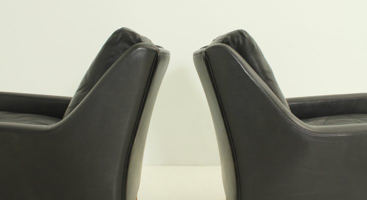 Leather Armchairs by Rudolf Bernd Glatzel for Kill International, 1960s, Set of 2-UB-1797233