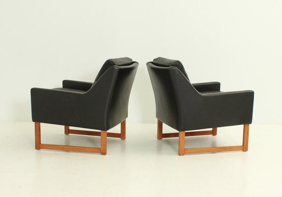 Leather Armchairs by Rudolf Bernd Glatzel for Kill International, 1960s, Set of 2-UB-1797233