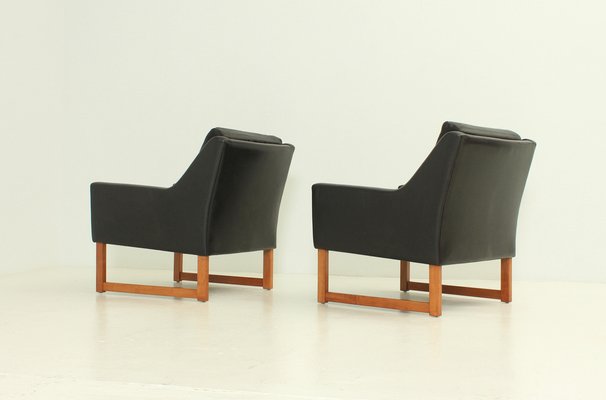 Leather Armchairs by Rudolf Bernd Glatzel for Kill International, 1960s, Set of 2-UB-1797233