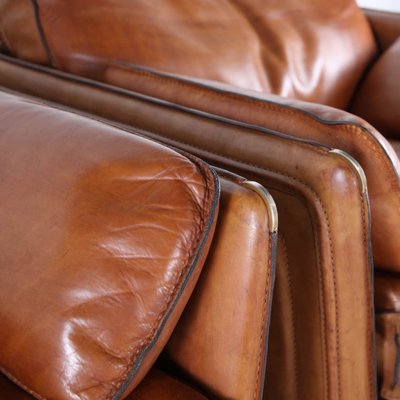 Leather Armchairs from Roche Bobois, 1970s, Set of 2-DSC-2035831