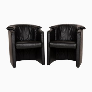 Leather Armchairs from Rolf Benz, Set of 2-RQW-2028475