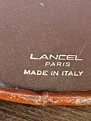 Leather Basket by Lancel Paris, Italy-UR-965169