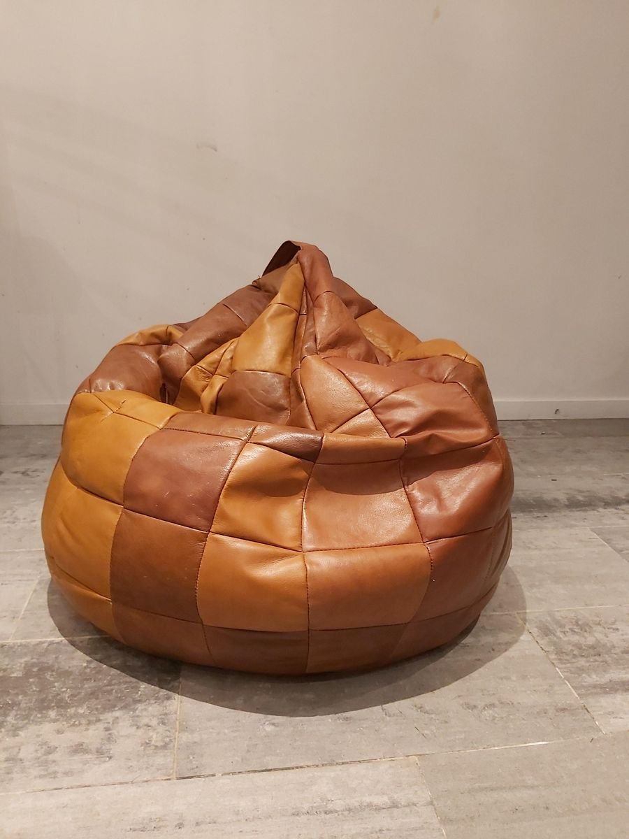 Leather Bean Bag from de Sede, 1970s