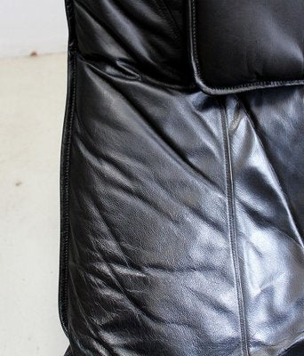 Leather & Beech Swivel Chair, 1970s-RVK-878795