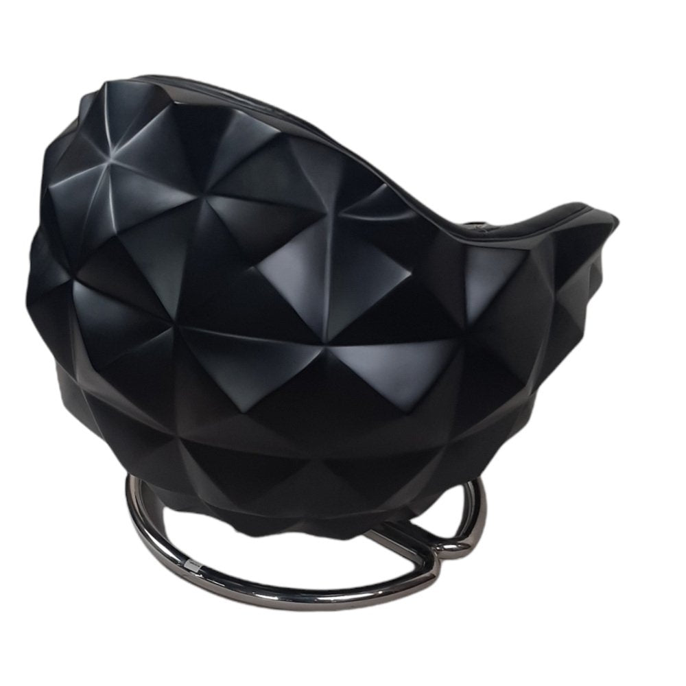 Leather & Black Lacquer Atom Chair by Andrew Martin