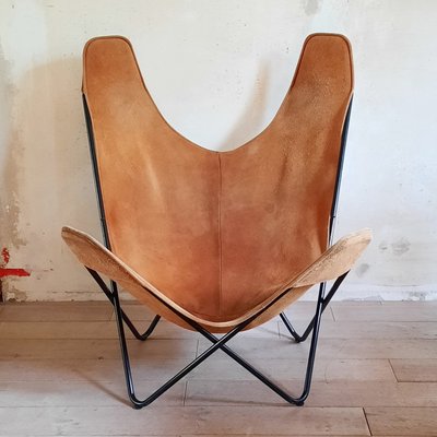 Leather Butterfly Chair, 1970s-SJU-2021324