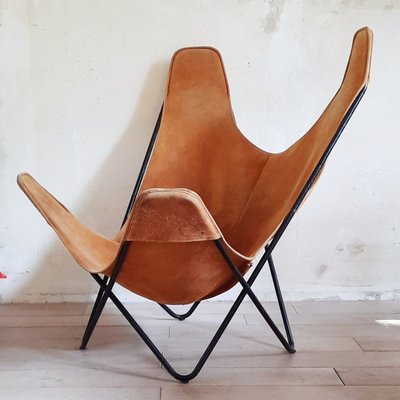 Leather Butterfly Chair, 1970s-SJU-2021324