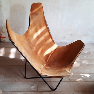 Leather Butterfly Chair, 1970s-SJU-2021324