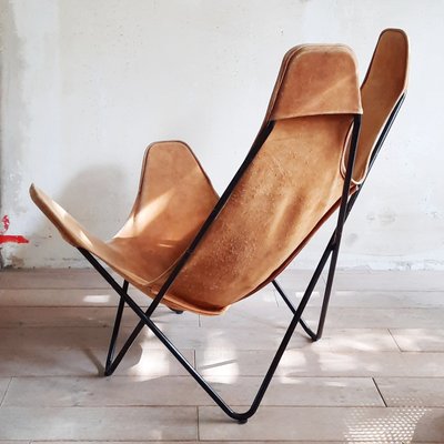 Leather Butterfly Chair, 1970s-SJU-2021324