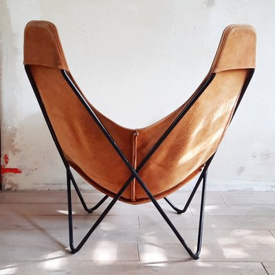 Leather Butterfly Chair, 1970s-SJU-2021324