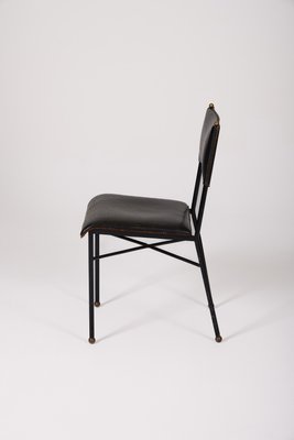 Leather Chair by Jacques Adnet-QAC-2035062