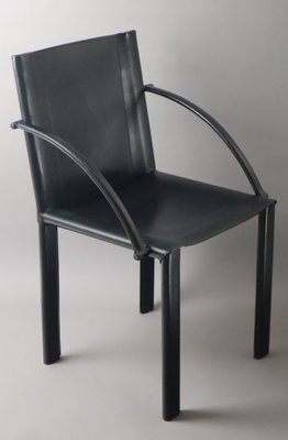 Leather Chair by Matteo Grassi for Carlo Bartoli, 1980s-ESB-1758196