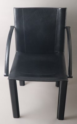 Leather Chair by Matteo Grassi for Carlo Bartoli, 1980s-ESB-1758196