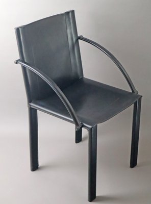 Leather Chair by Matteo Grassi for Carlo Bartoli, 1980s-ESB-1758196