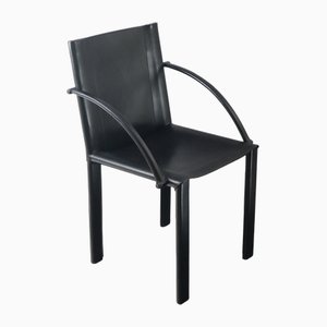 Leather Chair by Matteo Grassi for Carlo Bartoli, 1980s-ESB-1758196