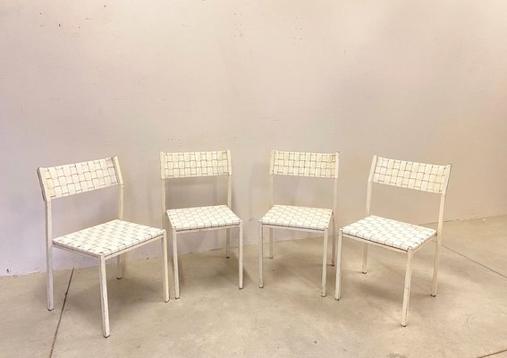 Leather Chairs, 1980s, Set of 4-NPC-1095749