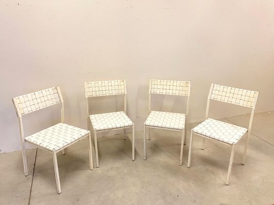 Leather Chairs, 1980s, Set of 4-NPC-1095749