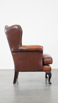 Leather Chesterfield Wingchair-HPP-2035258