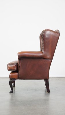 Leather Chesterfield Wingchair-HPP-2035258