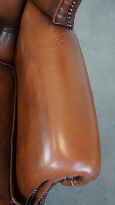 Leather Chesterfield Wingchair-HPP-2035258