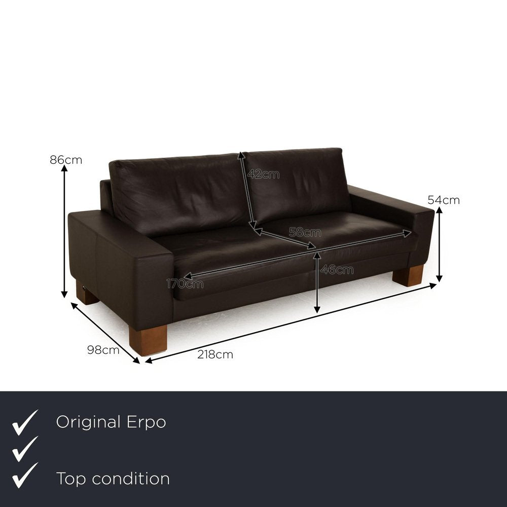 Leather CL 500 3-Seater Sofa from Erpo