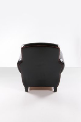 Leather Club Chair from La Lounge Atelier, 1980s-EZZ-1449767