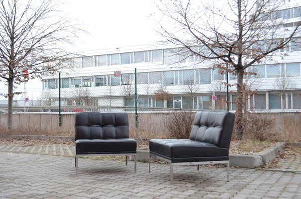 Leather Constanze Easy Lounge Chairs by Johannes Spalt for Wittmann, 1950s, Set of 2-UF-1384701