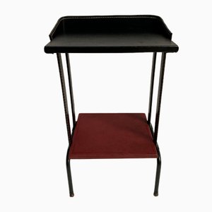 Leather-Covered Nightstand by Jacques Adnet-VRR-1077445