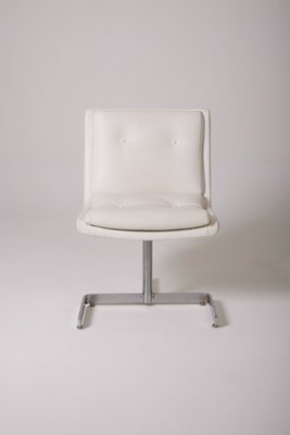 Leather Desk Armchair by Raphael Raffel, 1970s, Set of 8-QAC-2021152