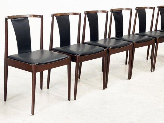 Leather Dining Chairs from Casala, 1980s, Set of 6-XLH-1773804