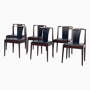 Leather Dining Chairs from Casala, 1980s, Set of 6-XLH-1773804