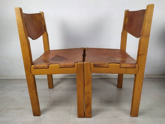 Leather Dining Chairs, Set of 2-EAD-1445105