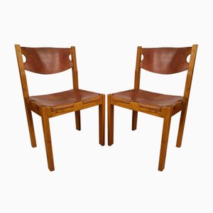 Leather Dining Chairs, Set of 2-EAD-1445105