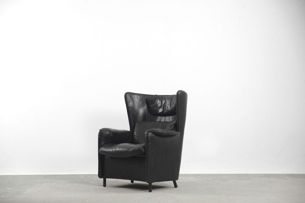 Leather DS-23 Wing Chair by Franz Josef Schulte for de Sede, 1980s-ZAA-779838